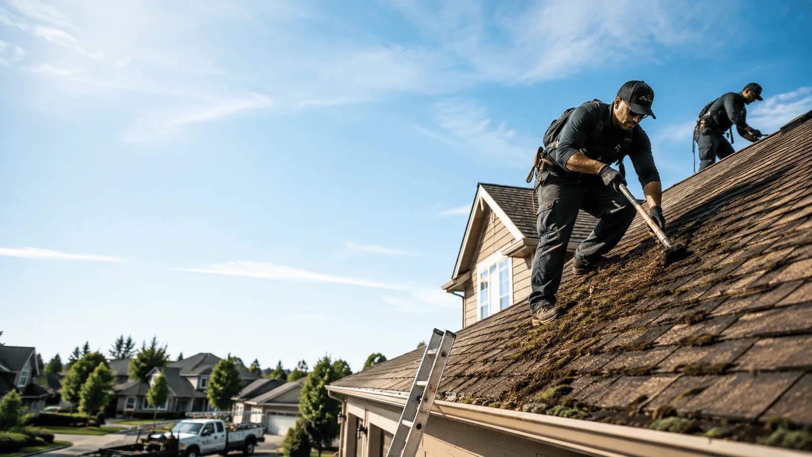 Roof Moss Removal in Madison, WI near me